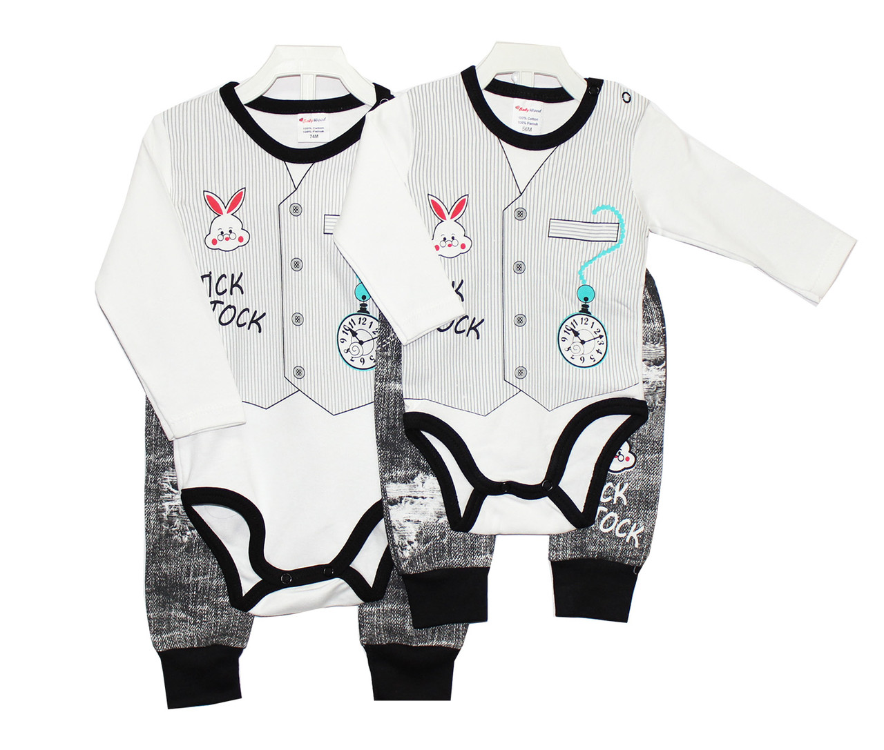 Бодік для хлопчика трикотажний Baby wood 915