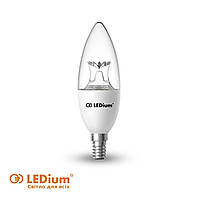 Лампа світлодіодна 11 Ват Е14 С37 4100k LEDium