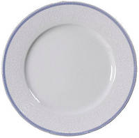 Тарелка обеденная Thun Opal (Обводка голуба) 6 штук d26 см фарфор (8013601)