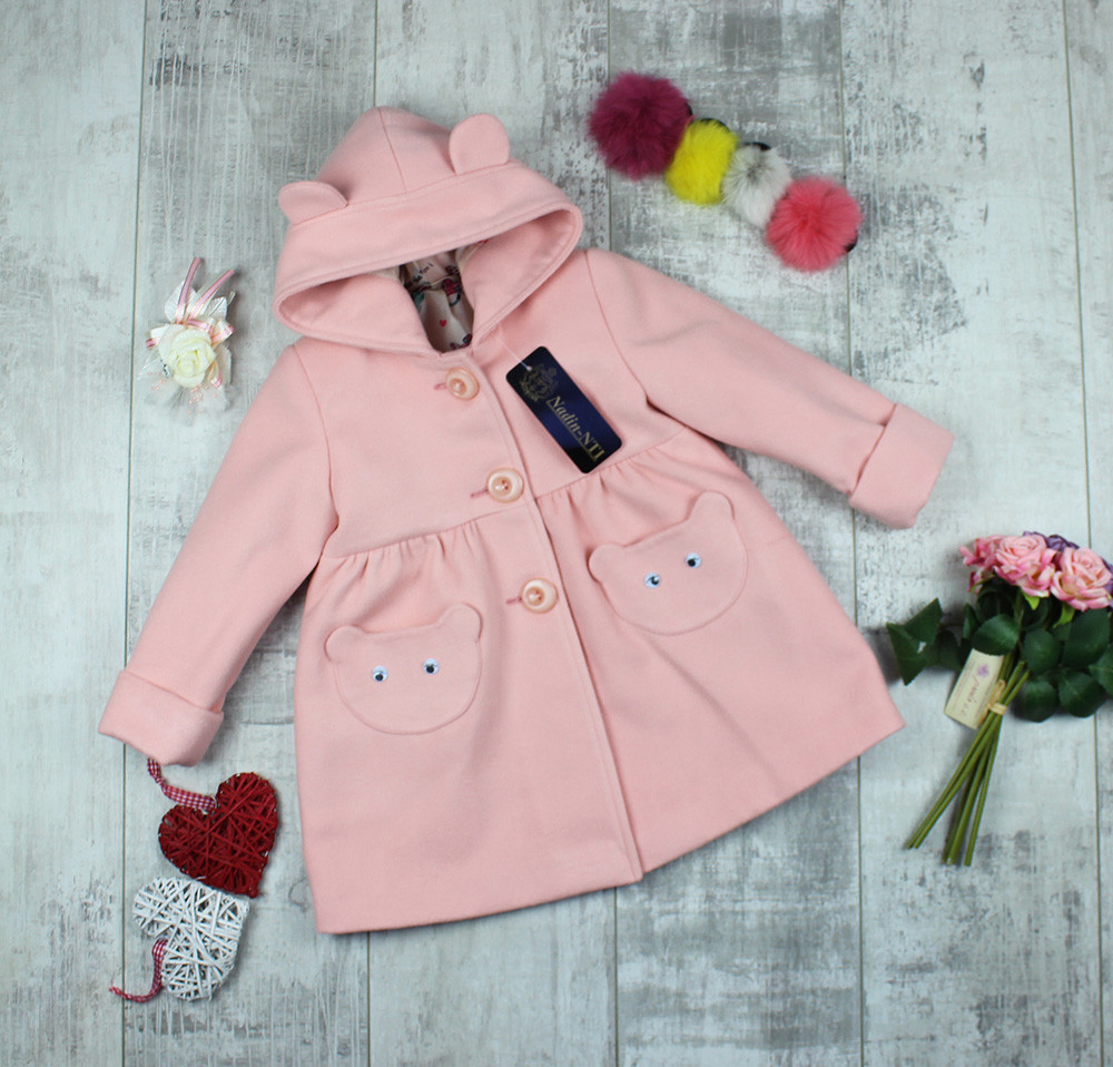 Кашемірове Пальто дитяче оптом АЛІНКА., фото 1