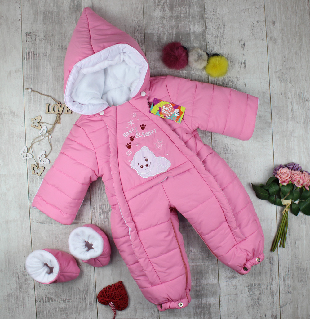 Дитячі комбінезони - трансформери для дівчинки Барні, фото 1