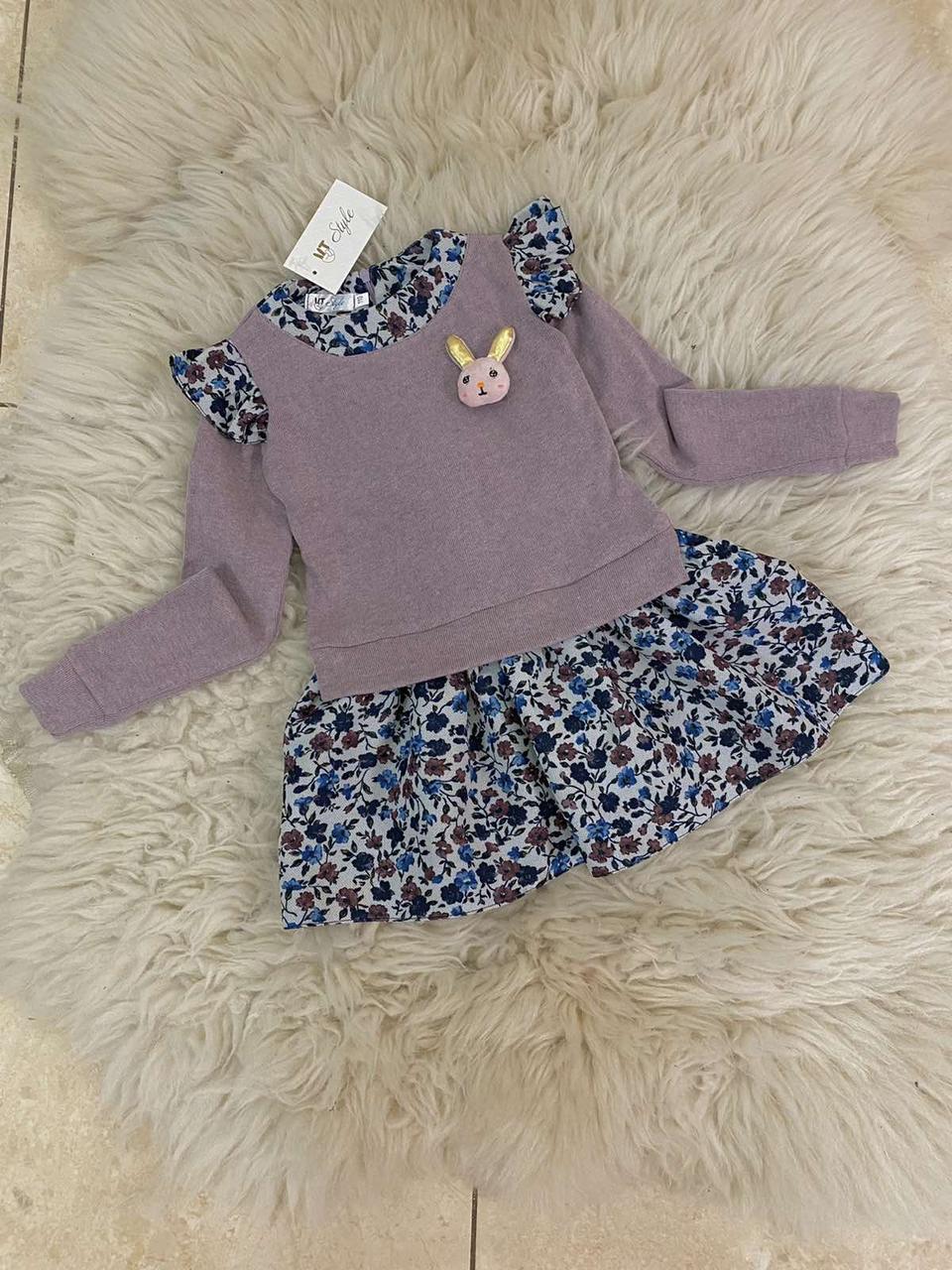 Дитяча сукня ангора тепленька мішка., фото 1