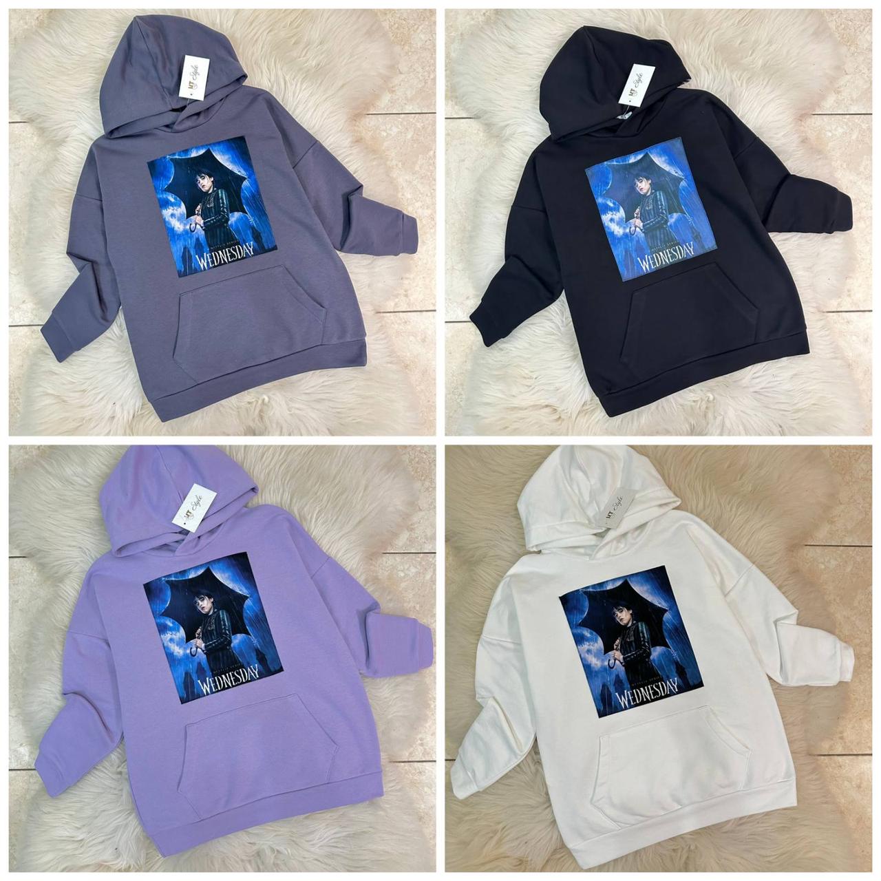 Худі для дівчат підлітків весняні Оверсайз., фото 1