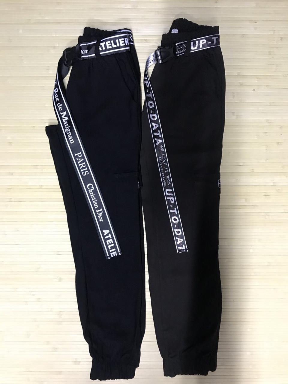 Штани девочковые джогеры підліткові теплі на зиму на байку