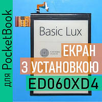 ED060XD4 с установкой PocketBook Basic Lux экран матрица дисплей