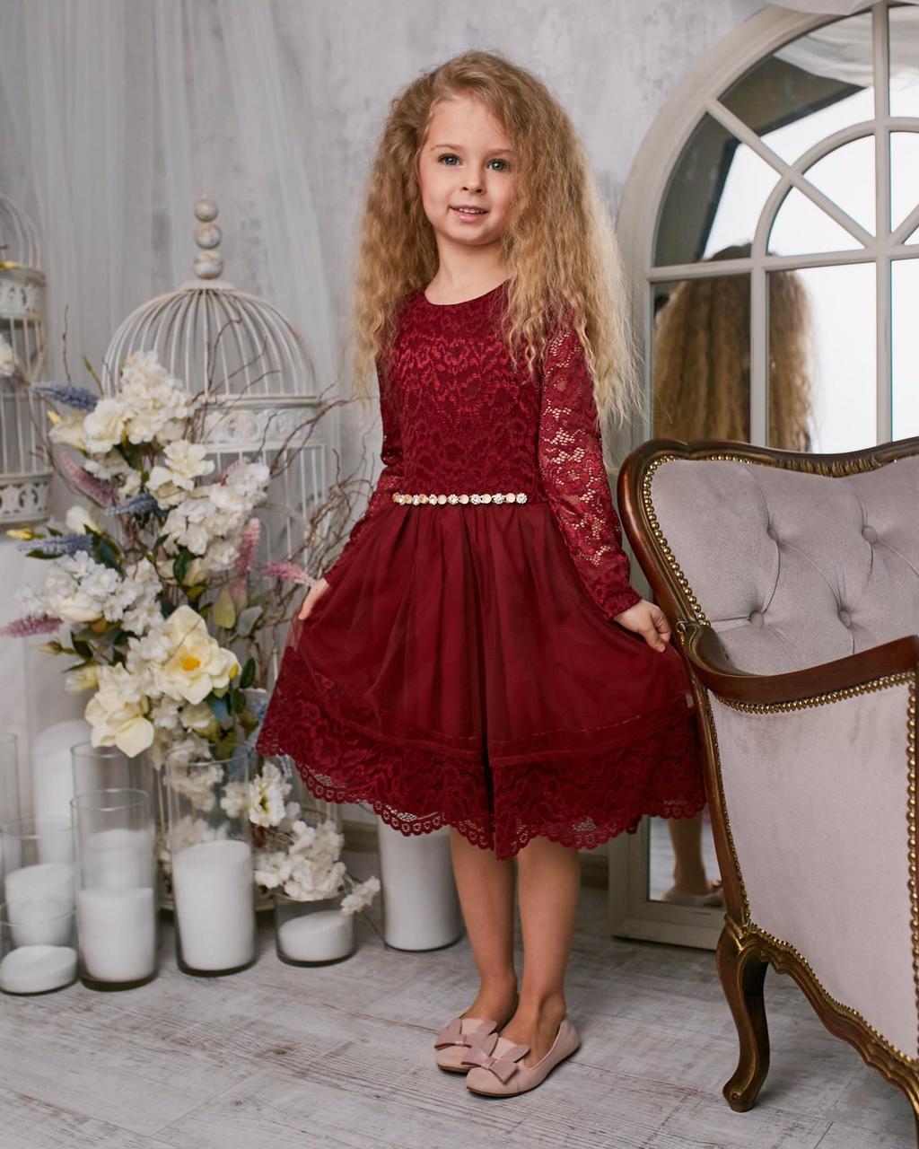 Дитяча сукня трикотажна святкова .