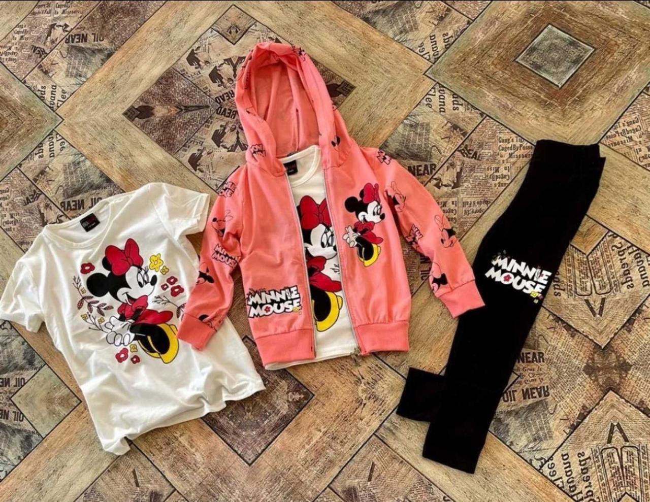 Дитячі трикотажні костюми трійка для дівчаток .