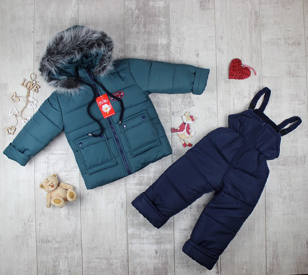 Дитячі зимові комбінезони для хлопчика 2020 "Робін"