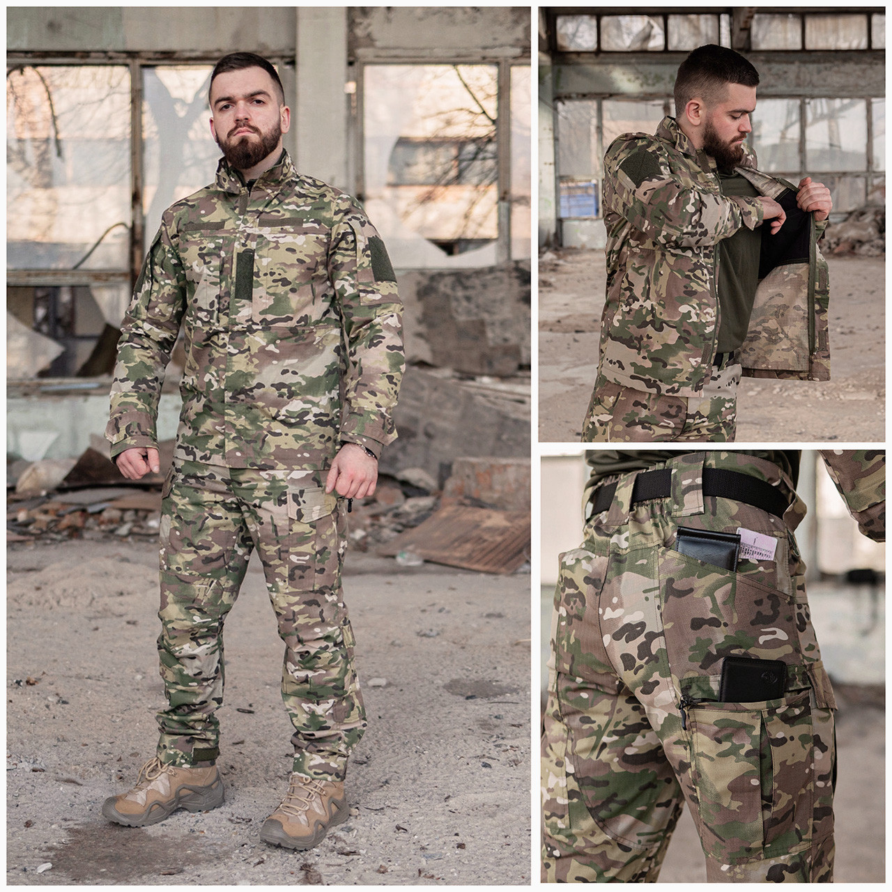 Тактичний костюм Grifon Apex Military Gen-IV мультикам рипстоп 56