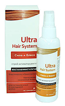 Ultra Hair System - Спрей активатор росту волосся (Ультра Хаєр Систем), 100% натуральний склад