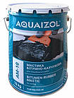 Мастика бітумна для приклеювання гнучкої черепиціі Aquaizol АМ-10 10кг