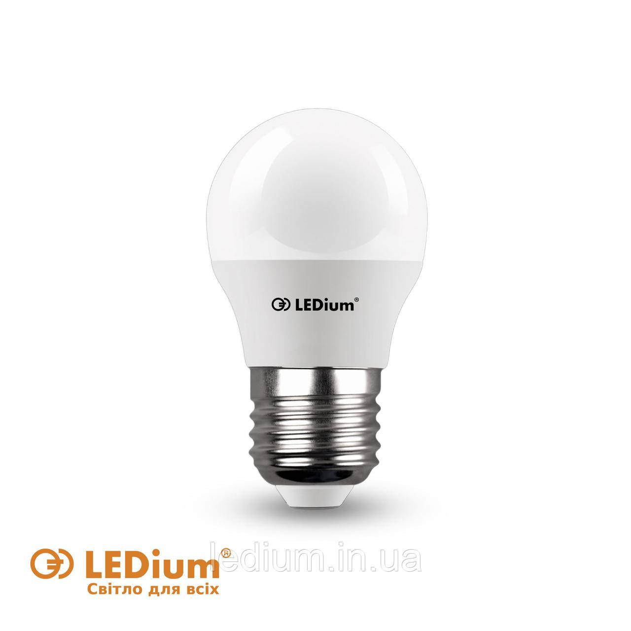 Лампа світлодіодна 7 вт Е27 G45 4100K LEDium