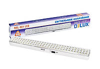 Аварийный светильник DELUX REL-901 2x3.7V 2Ah 90LED 6W 480x68x38мм (90016963)