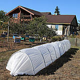 Парник первоцвіт з агроволокна Agreen 10 м 50 гр/м2 для розсади і врожаю, фото 4