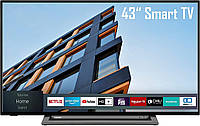 Телевизор 43 дюйма Toshiba 43LL3C63DAY (FHD Smart TV Bluetooth HDR)