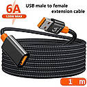 ZYsecurity кабель-подовжувач USB 3.0 «Папа-мама» 1 м, фото 2