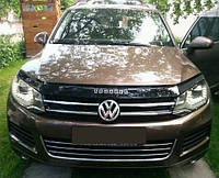 Дефлектор капоту (мухобійка) Volkswagen Touareg 2010-