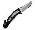 Ніж складаний MIL-TEC Car Knife With Clip Black, фото 3