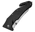 Ніж складаний MIL-TEC Car Knife With Clip Black, фото 2
