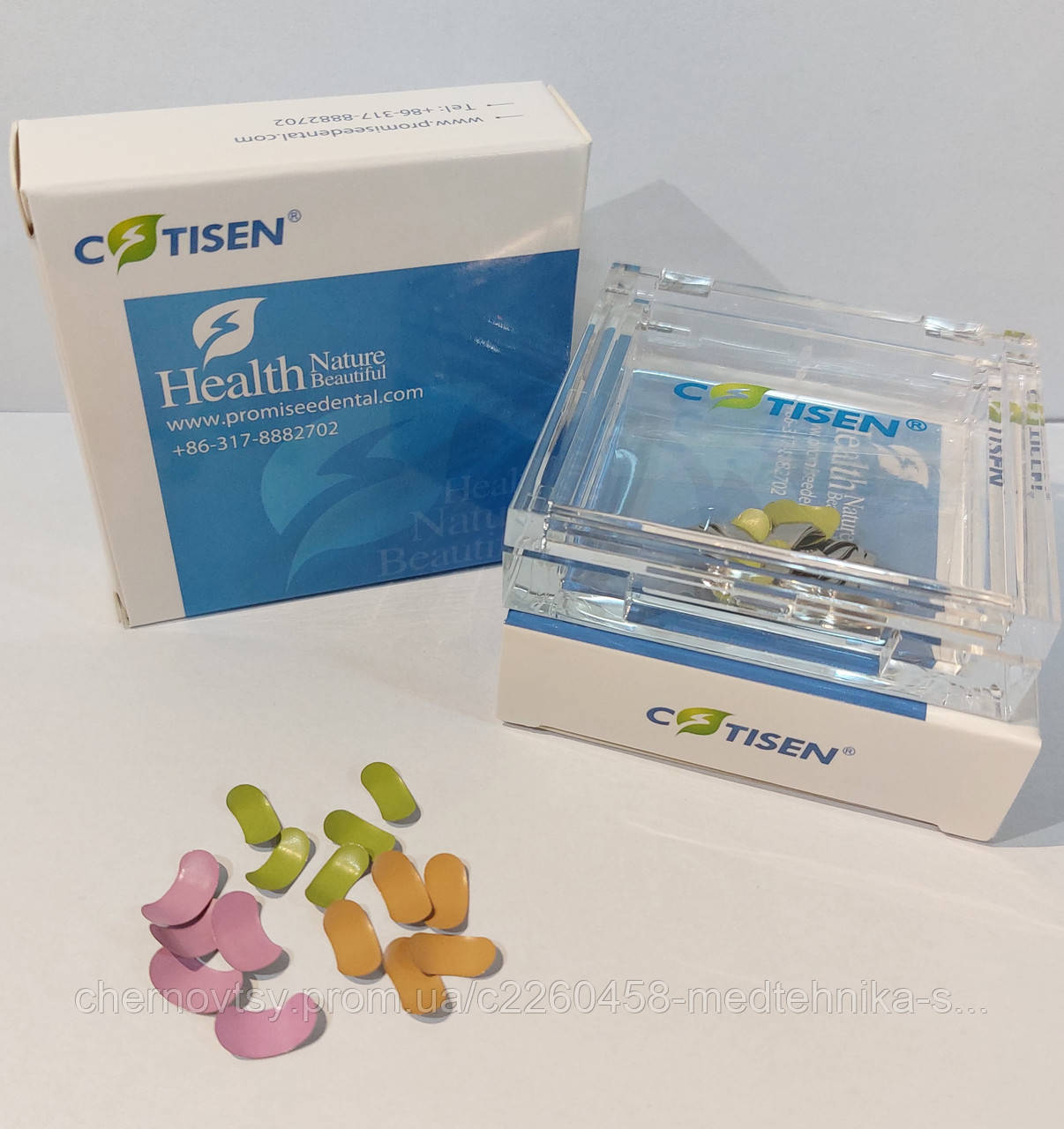 Матриці металеві з покриттям 35мкм Котізен (Cotisen), 10шт. середні з виступом