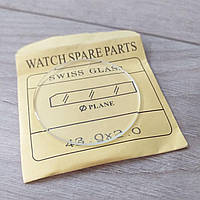 Линза круглая Watch spare parts Swiss glass 43.0*2.0 мм (KG-7371)