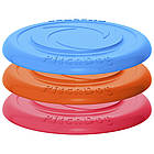 Тарілка (24 см) для тренувань та апортування собак PitchDog, Блакитна / Літаючий диск-фрісбі для собачок, фото 6