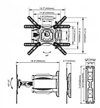 Кріплення для телевізора Bass Polska BH15552 32-55", фото 3