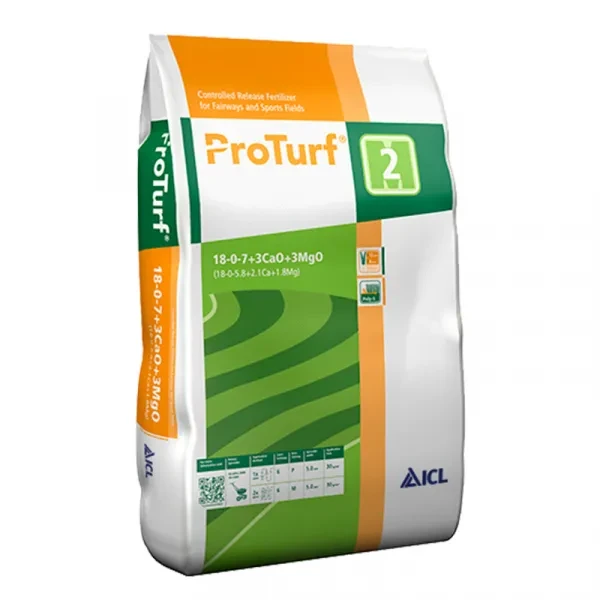 Добриво для газонів Pro Turf 18+0+7+8CaO+3MgO (2М) ICL 25 кг