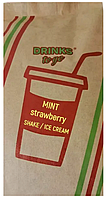Смесь для мягкого молочного мороженого и шейков Земляника-мята (Mint Strawbеrry) Shake / Ice Cream, 1 кг