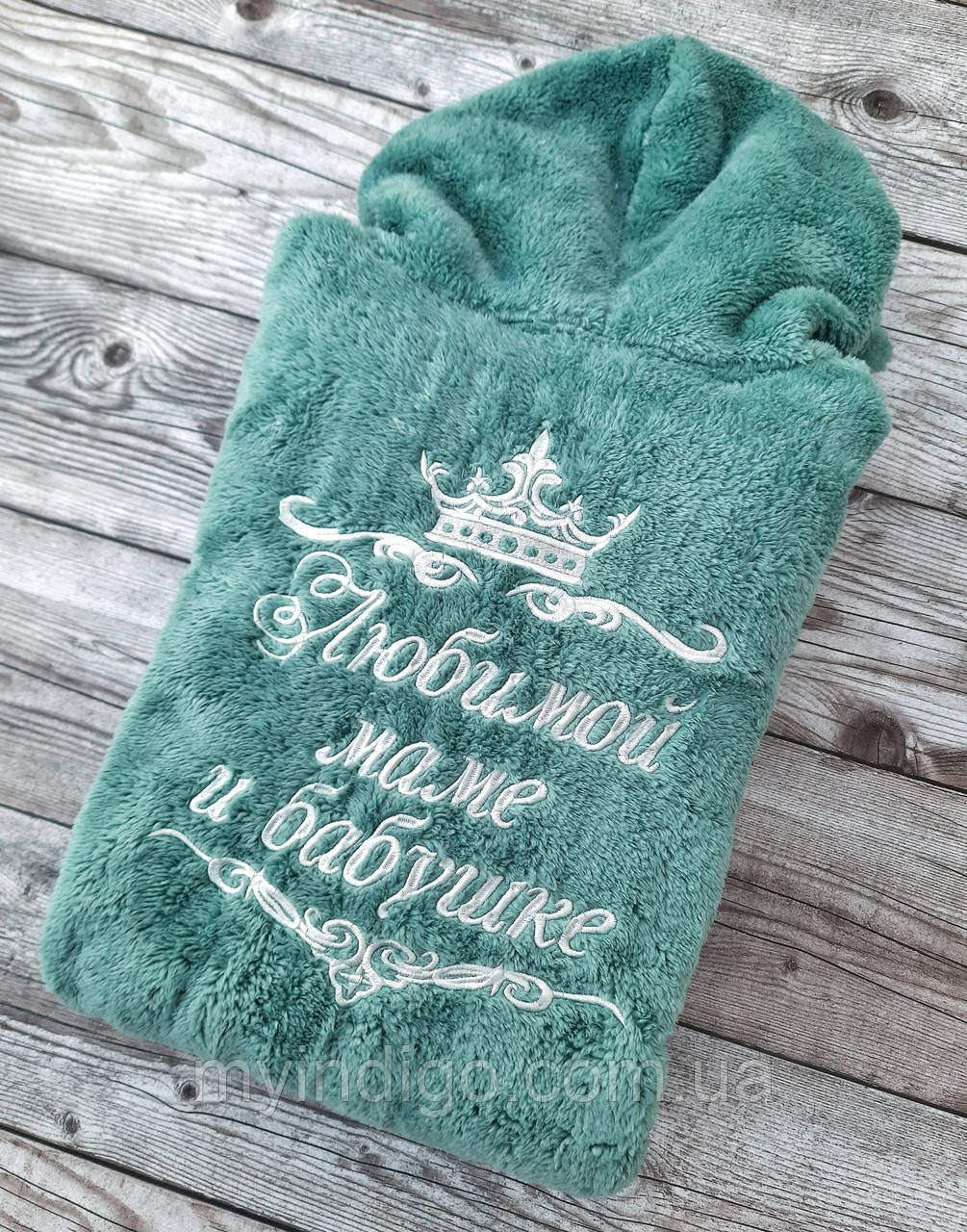 Жіночий халат з вишивкою. Індивідуальний дизайн, фото 1