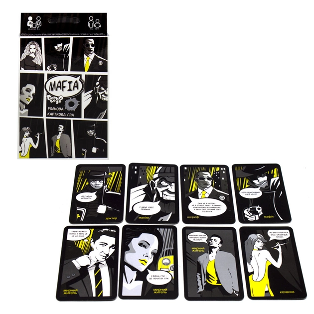Мафія настільна карткова гра Гра Danko Toys, фото 1
