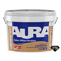 Структурная краска AURA Dekor Silikon Struktur силиконовая 14.8 кг