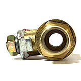 Кран кульовий латунь на шланг 10 мм, фото 5