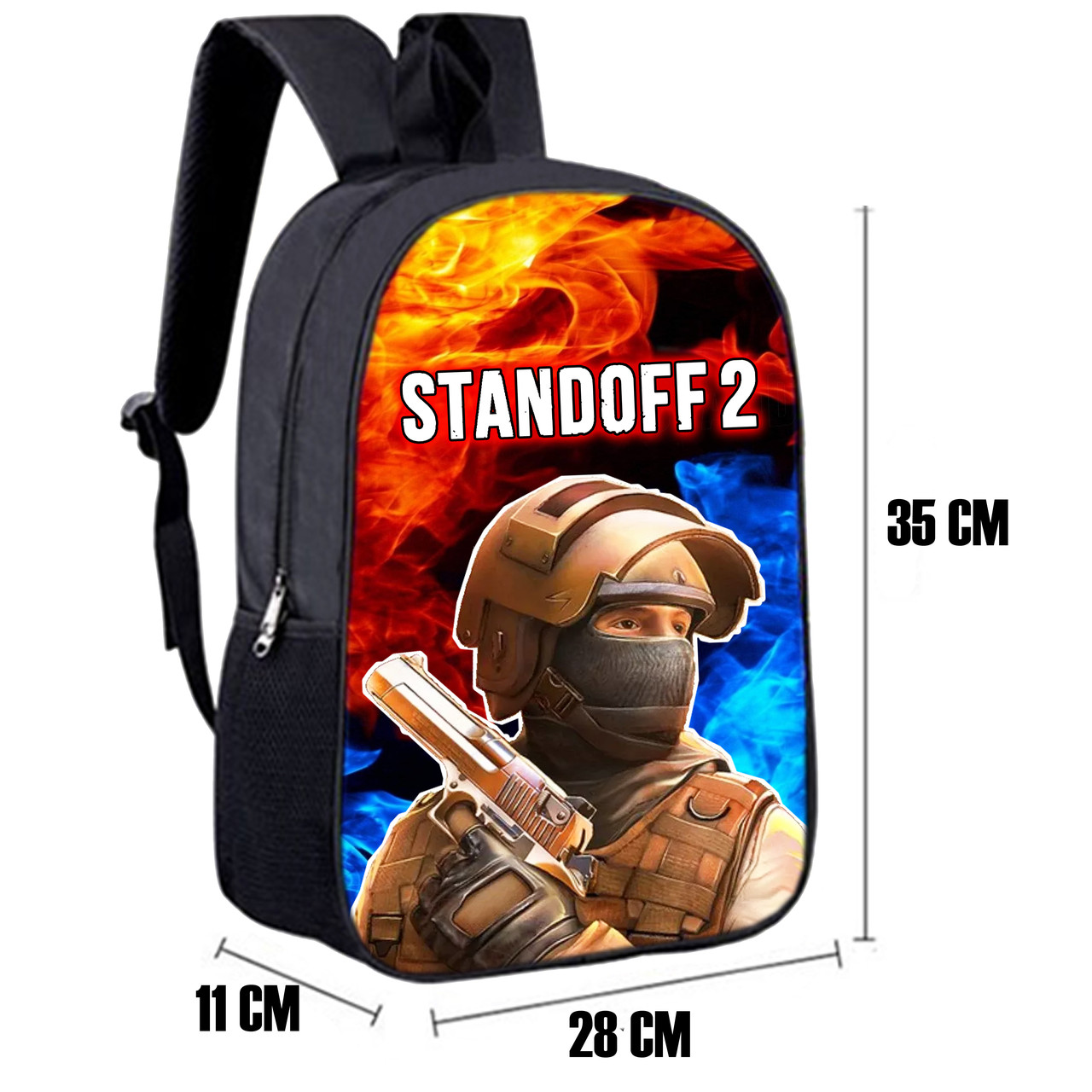 Дитячий міський рюкзак Standoff2,35х28 см,рюкзак з принтом,рюкзак з картинкою standoff2