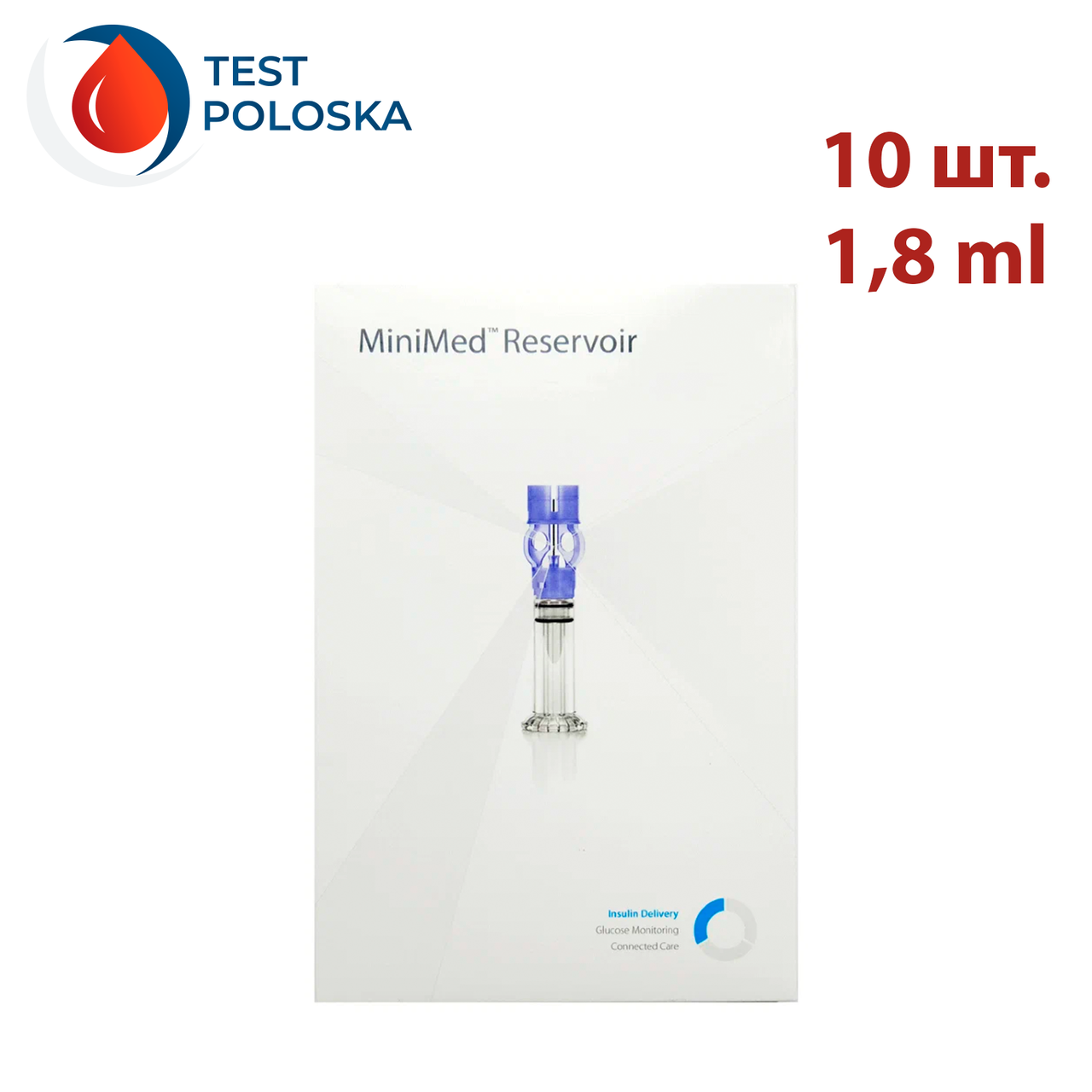 Резервуари для інсулінової помпи Medtronic 1,8 мл MMT-326A, 10 шт.