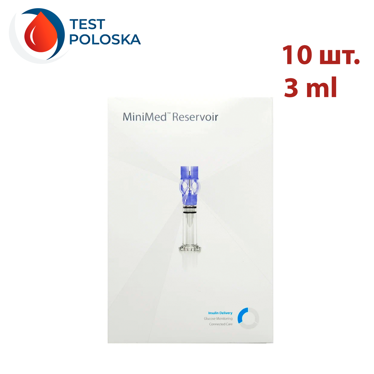 Резервуари для інсулінової помпи Medtronic 3 мл MMT-332A, 10 шт.