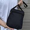 Чоловіча чорна сумка барсетка Puma через плече Пума месенджер, фото 4