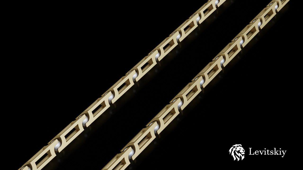 Золотий ланцюг ручної роботи, фото 1