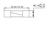 Запобіжники 10 шт. 15 А 250 В 5x20 мм, фото 3