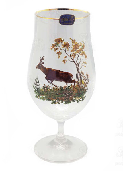 Келих для пива Bohemia Beer Hunting Олень 700 мл 199-1186, фото 1
