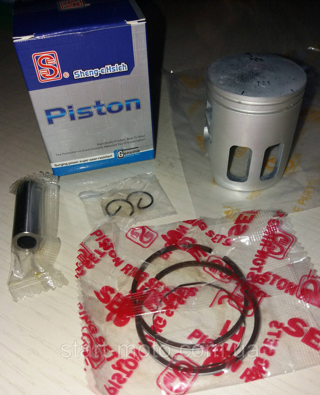 Honda Lead AF20 Поршень комплект 65 см3 44.00 мм STD фірма SEE — Оригінал Тайвань, фото 1