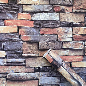 Самоклеюча плівка для реставрації меблів, декорування інтер'єру, 10 м, під Катеринославський камінь KN-M0011-1