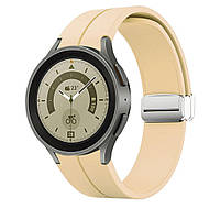 Ремешок Primolux Magnetic Silicone для часов Samsung Galaxy Watch 4/Watch 5/Watch 5 Pro - Official Pink S/M