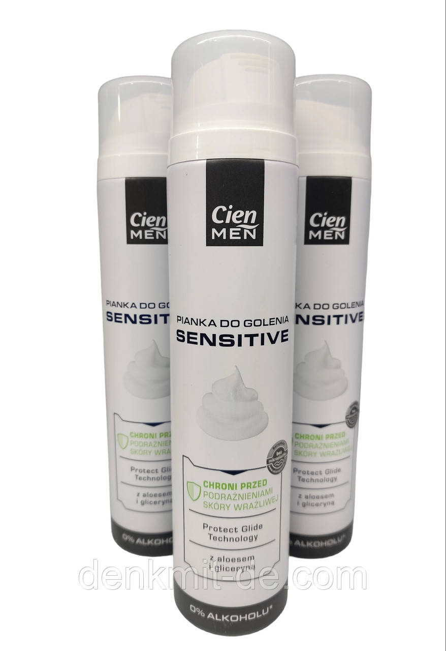 Піна для гоління Cien Men Sensitive 300 мл