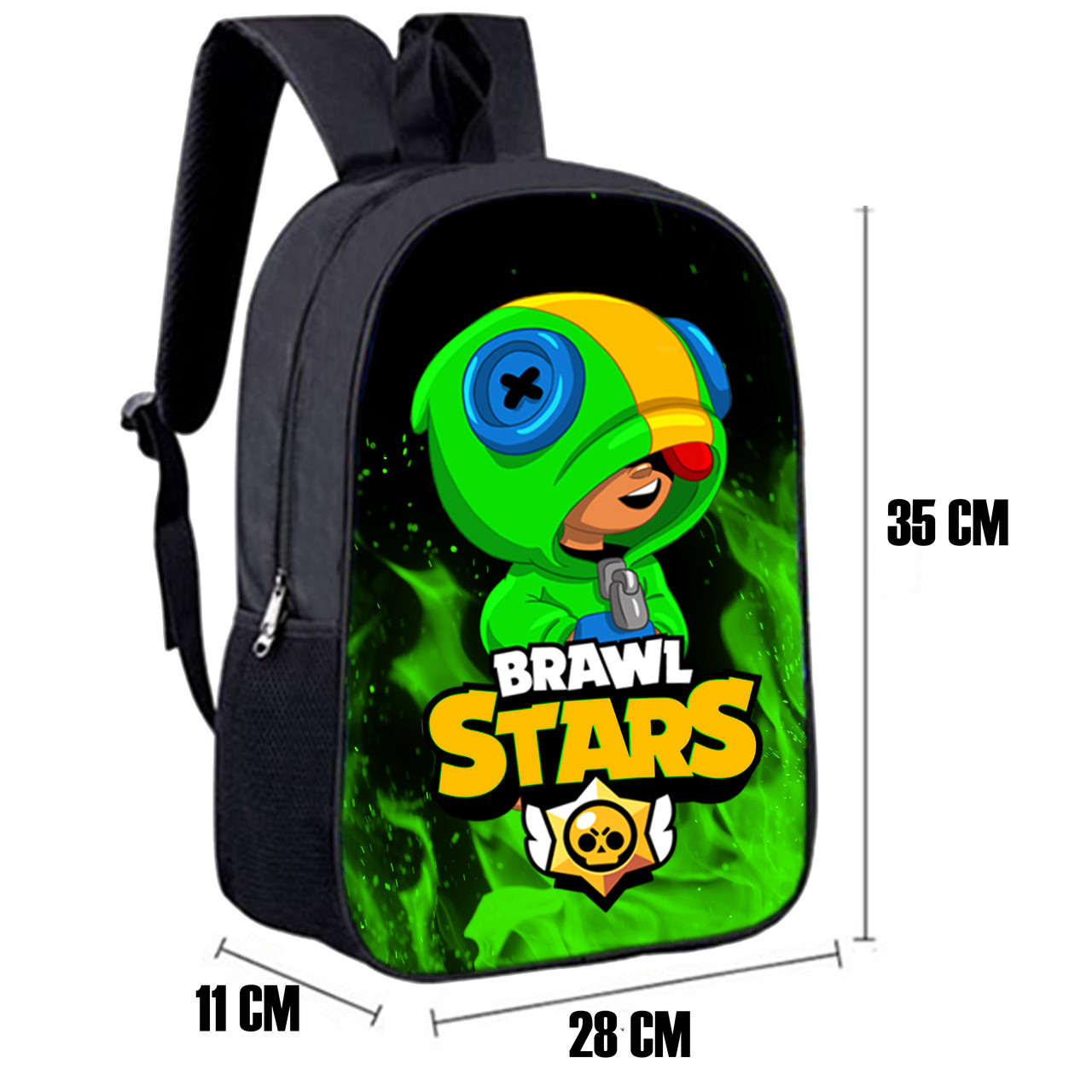 Дитячий міський рюкзак BrawlStars,35х28 см,рюкзак з принтом,рюкзак з картинкою BrawlStars