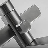 Душева система Frap F24805, поворотний вилив - перемикач на лійку, 1 режим, сатин, фото 3