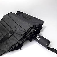 Зонт чорный полуавтомат 10 спиц/ Парасоля чоловіча