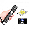 Ліхтарик ручний X71A-HP50 micro USB zoom індикація заряду, фото 5