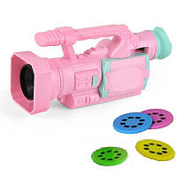 Видеокамера HK3328, с проектором, слайдами, музыка, подсветка, игрушка, техника для детей