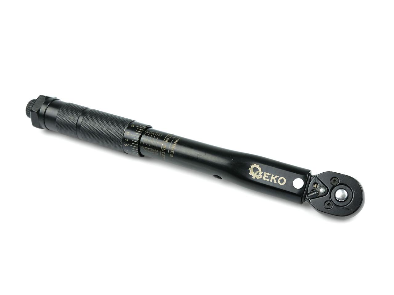 Динамометричний ключ 1/4" 5-25nm Black HD Geko